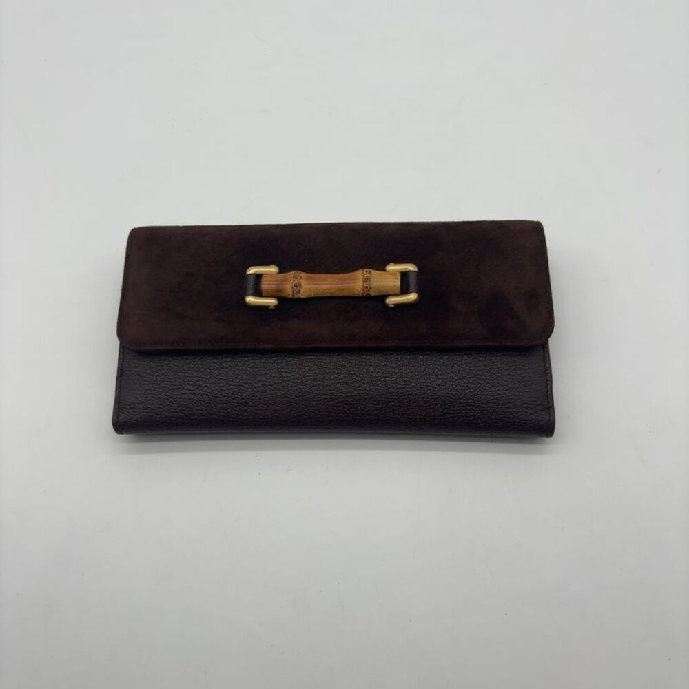 Gucci Leather & Suede Wallet